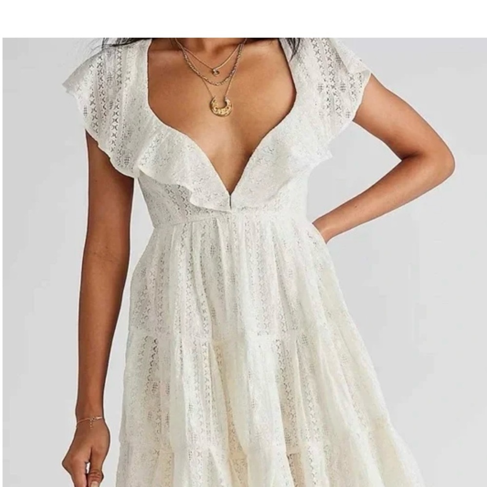 Free people Undone Lace Mini